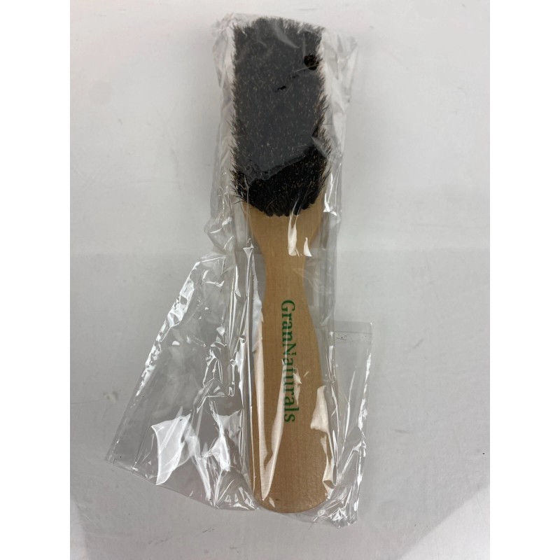 GranNaturals Mens Boar Bristle Hair Brush - Natural Wooden Club