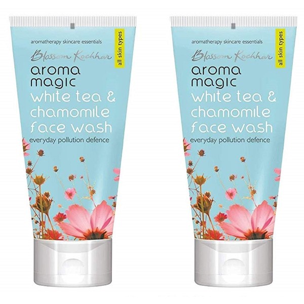 Aroma Magic White Tea And Chamomile Face Wash (Pack Of 2) 100Ml