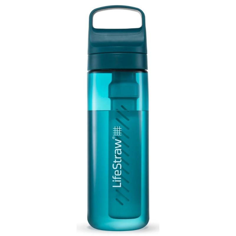 LifeStraw Go 2.0 Water Filter Bottle 650ml, Icelandic Blue