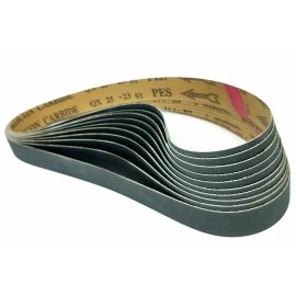 Pro Sharpening Supply 1X42 Knife Sharpening Sanding Belts Silicon Carbide 10 pk for 1"x42" Belt Sander - 120 Grit