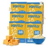 POPFULLY Yellow Cheddar Popcorn, Sharing Bags, Classic Cheese Flavor, Bulk
