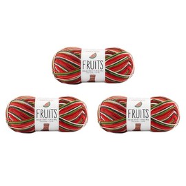Premier Yarns Fruits Yarn - Bundle of 3 (Watermelon 2052-01)