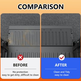 Xipoo Tailgate Mat Compatible with 2005-2023 Toyota Tacoma Tailgate Protector Cargo Liner TPE Tailgate Liner Replacement for 2005-2023 Toyota Tacoma Accessories