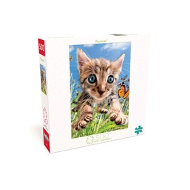 Buffalo Games - Pounce! - 500 Piece Jigsaw Puzzle Multicolor, 21.25"L X 15"W