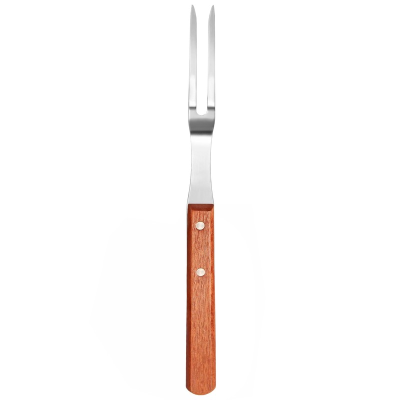 New Star Foodservice | Commercial Grade BBQ Fork, Wood Handle