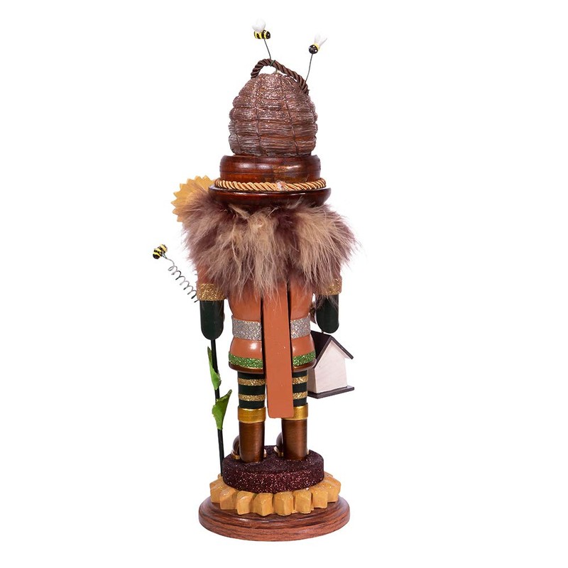 Kurt S. Adler 15-Inch Hollywood Bee Keeper Nutcracker, Multi