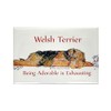 CafePress Exhausted Welsh Terrier Rectangle Magnet, 3"x2" Refrigerator Magnet