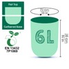 Greener Walker 25% Extra Thick Compostable Biodegradable Bin Liners 6L/10L/30L