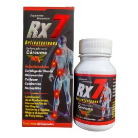 Rx7 Articulaciones Reforzado 60 Capsulas Sin Sabor
