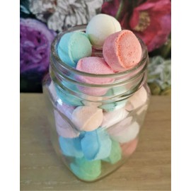 Mrs Bumblebaths 100 Large Bag Mini Scented Fragranced Bath Bombs Marbles Chill Pills Fizzies Fizzes Gift Wedding Favours Kids 1kg