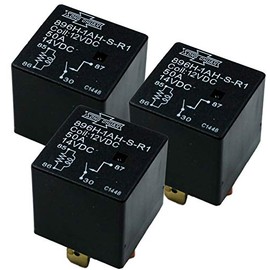 Song Chuan Coil"Sealed" SPST 50A 12VDC Relay (Pack of 3)