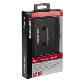 Monster MBL 800 CAS-ADPT V2 WW High Performance 800 Cassette Adapter to 1/8" Mini 3 Feet