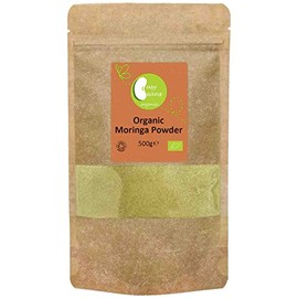 Organic Moringa Leaf Powder - Certified Organic - by Busy Beans Organic (500g)