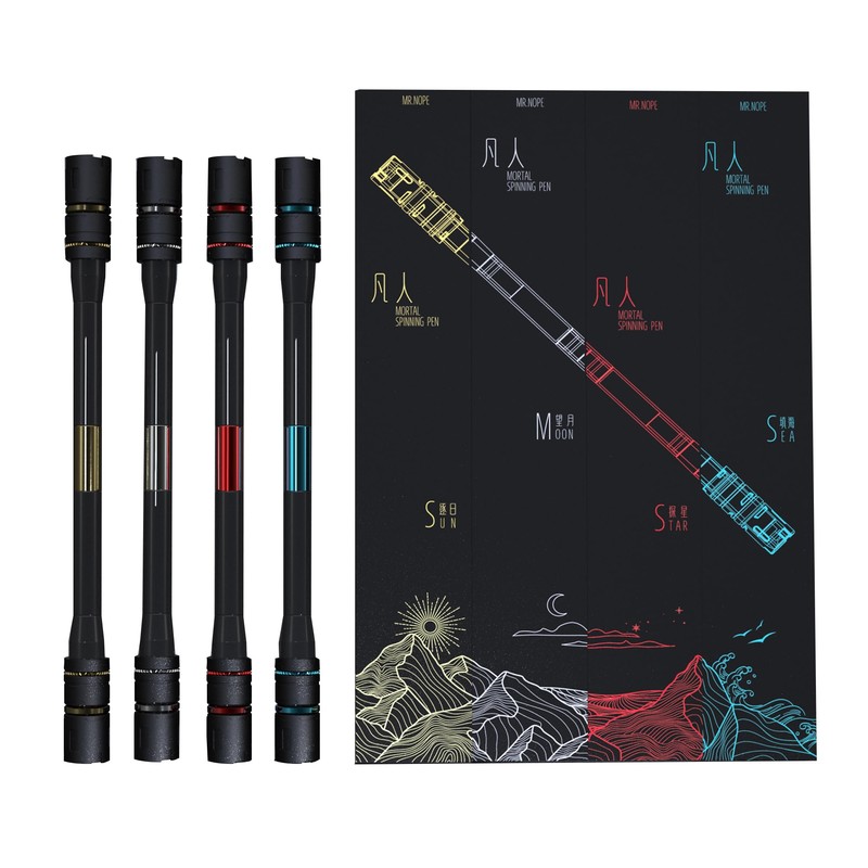 Nope Mortal Pen Spinner Pen 9.8 inches (25 cm), 0.9