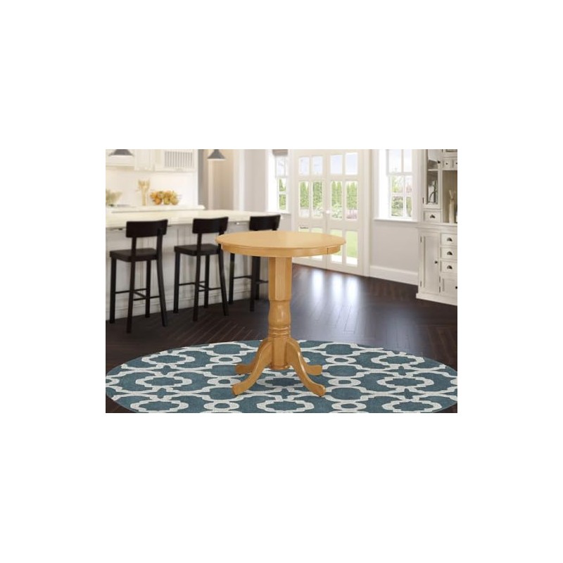 East West Furniture EDT-OAK-TP Eden Counter Height Dining Table -