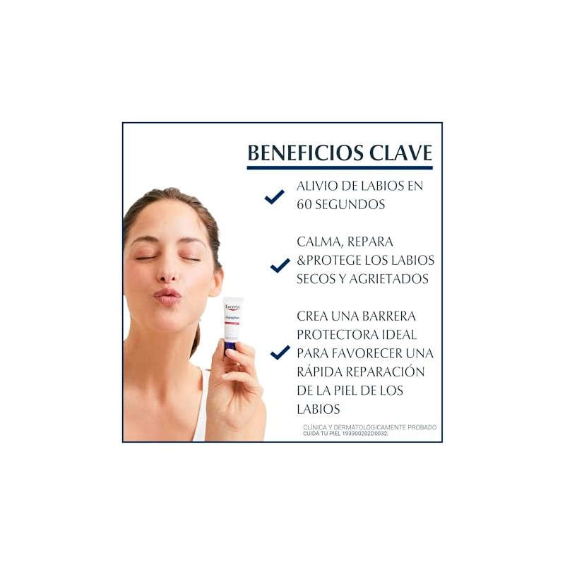 Eucerin Aquaphor Reparador De Labios S.O.S. 10 Ml