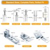Bifold Door Hardware kit for 7/8" to 1" Track, Bifold