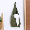 HSOFTIFY 100% Linen Hanging Storage Bags Baskets 2 Pcs, Small