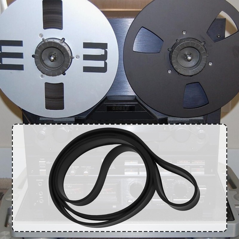 Briny River 2pcs Open Reel Tape Machines Capstan Belt 214x8x1mm