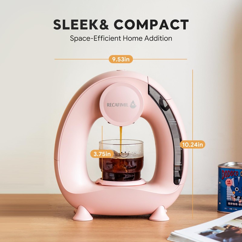 Single Serve Coffee Maker For K Cup Pod and Coffee