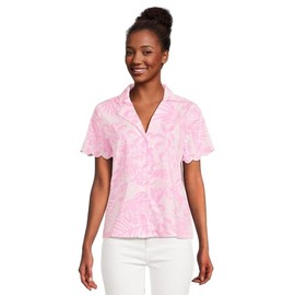Lilly Pulitzer Women's Marlita Pj Top, Rousseau Pink Glisten in The Sun