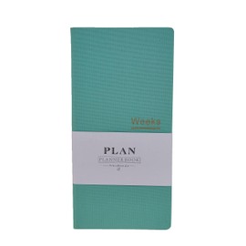 Undated Pocket Weekly Planner Schedule Organizer Agenda Year Month Week Plan A6 Notebooks (A6 Undated Planner Light Blue)