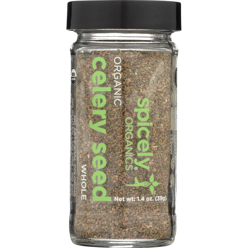 Spicely Organic Celery Seeds 1.4 Oz Certified Gluten Free