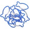BESPORTBLE Pack of 10 Stainless Steel Carabiners: High Performance Spring