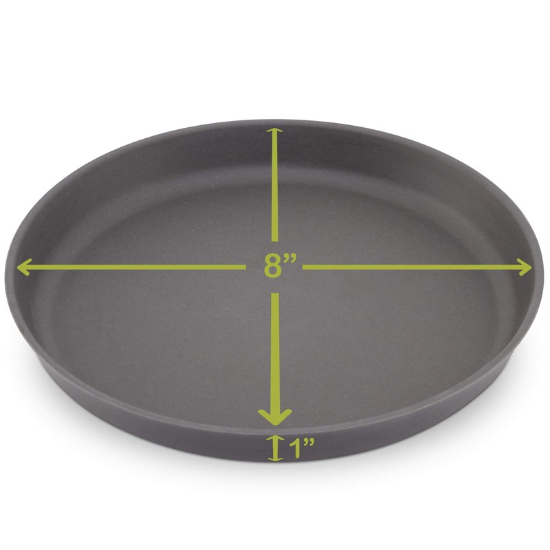 Platos de bambú para niños, Rosa, verde, gris y beige.