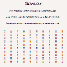 Writing Note Pads,Removable Narrow Ruled Memo Pad,Colorful Big Rectangular Sticky Notes, 7.5 x 20 cm Notepad Notebook Paper for Business, School, College, Office, 100 Pages Per Pad (a copy)