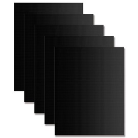 EXTSUD BBQ Grill Mat for Gas Grill, Set of 5 Fibreglass BBQ Grill Mats Baking Mat 40 x 32.5 cm Grill Foil Reusable Baking Paper Grill Plate Grill Accessories for Coal, Gas and Weber Style Grills