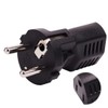 JORINDO German Standard Plug to NEMA5-15R Power Converter,European 4.8MM Cylindrical
