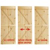 Barn Door D.I.Y. KIT.K-Bar 83.5 in x 36 in.
