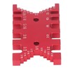 Dovetail Jig Tenon Caliper Aluminum Metric Imperial Scale Card Measuring