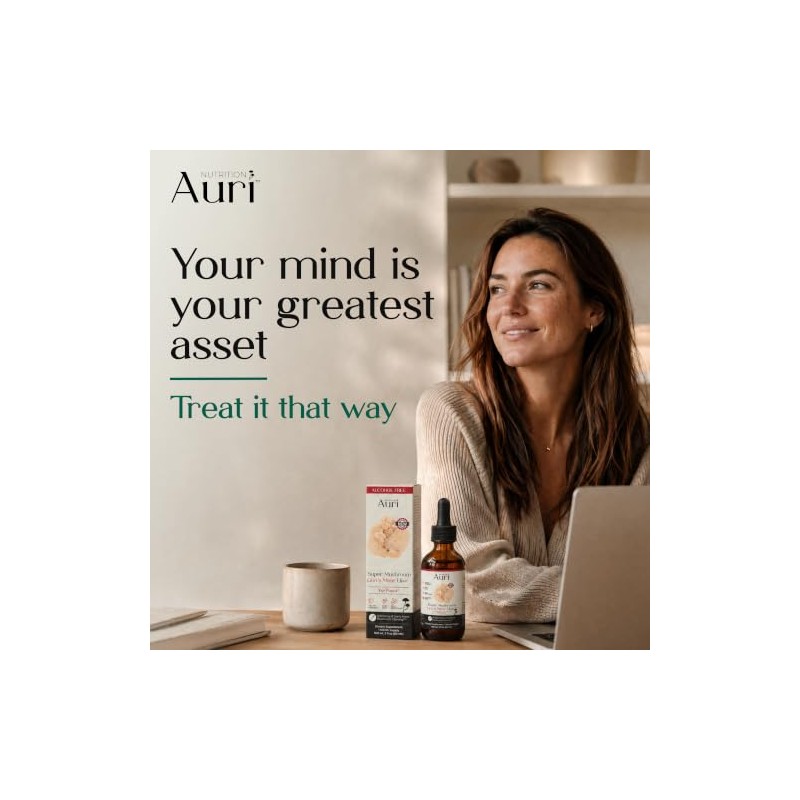 Auri Elixir Lquido De Melena De Len Suplementos Cerebrales Para