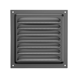 6 x 6 Attic Vents Gable Vents, piiyoosnn 304 Stainless Steel Louvered Grille Cover, White Wall Vent,Best for Small Vehicle, Cockloft, Bedrooms, Garage Door Wall Ventilated
