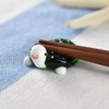 Forkart Cute Handmade Glassware Turtle Chopsticks Rest