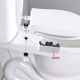 Extra Long Toilet Seat Bolts Fit for Toilet Seat with Bidet, 2PCS 3 Inches Stainless Steel Toilet Seat Screws Replacement Bolts, Toilet Repair Screw Kit, Easy to Install