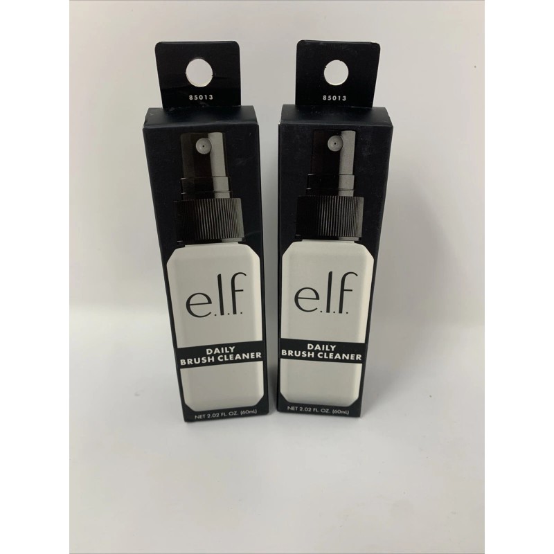 ELF 2x e.l.f. Daily Makeup Brush Cleaner 2.02 Oz Each