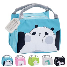 Hillylolly Lunch Bag, Cool Bag, Picnic Bags, Lunch Bag Cute, Lunch Box Bag, Mini Small Insulation Bag, for Women, Adults, Students and Children (Blue)