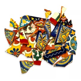 ESCANVER Sistemas Inteligentes Pedaceria Decorativa De Mosaico Talavera Confeti 2.5kg Color
