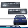 PIT66 Tail lights w/o Bulbs Pair Compatible with Ford Mustang