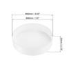 PATIKIL 3.5"/89mm PVC Pipe End Cap Fitting, 3 Pack Furniture