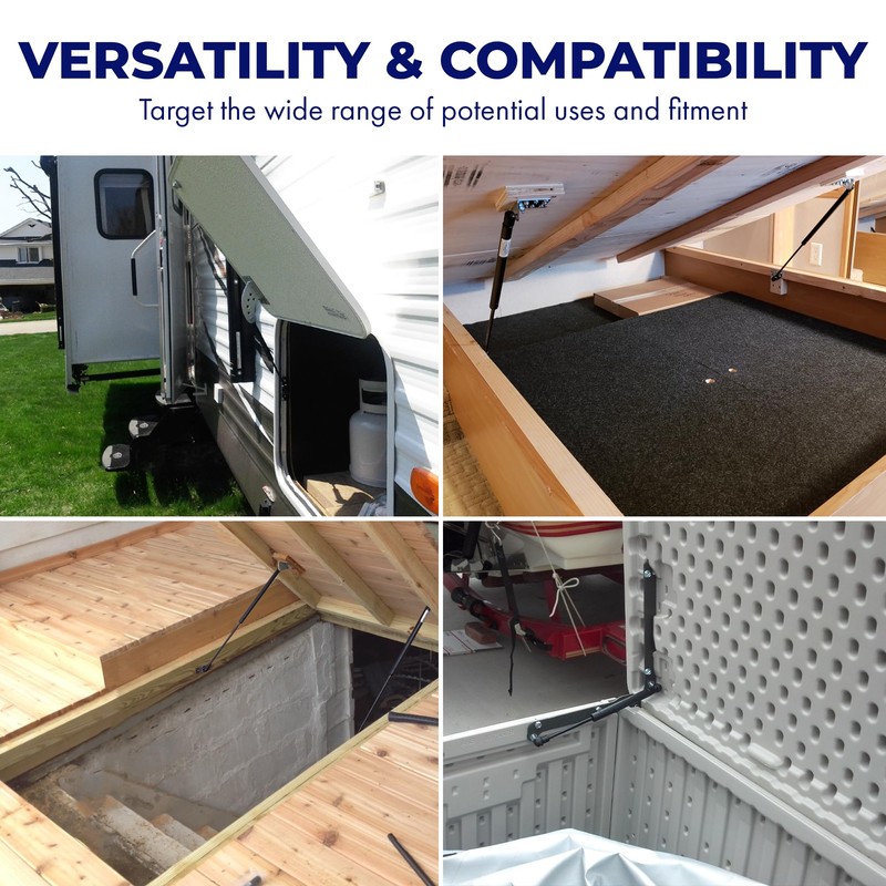 Hatchlift Products Gas Spring Strut 15" x 40 lb/176N –