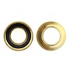 MEETOOT 1-Pack Solid Brass Garden Hose Adapter, 3/4" GHT Male