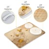 ZzWwR Rural Honey Bees Wildflowers Dish Drying Mat,16 x 18