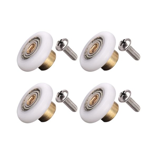 Atoplee 4 pcs Shower Door Rollers Runners Wheels - Replacement