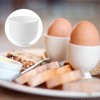 4 Pcs Egg Cups, Plastic Egg Cups, Lightweight Boiled Eggs