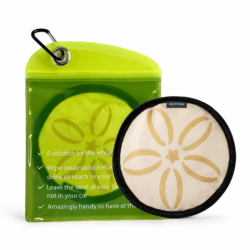 Beach Sand Remover Powder for Travel – Talc-Free Fragrance Pouch