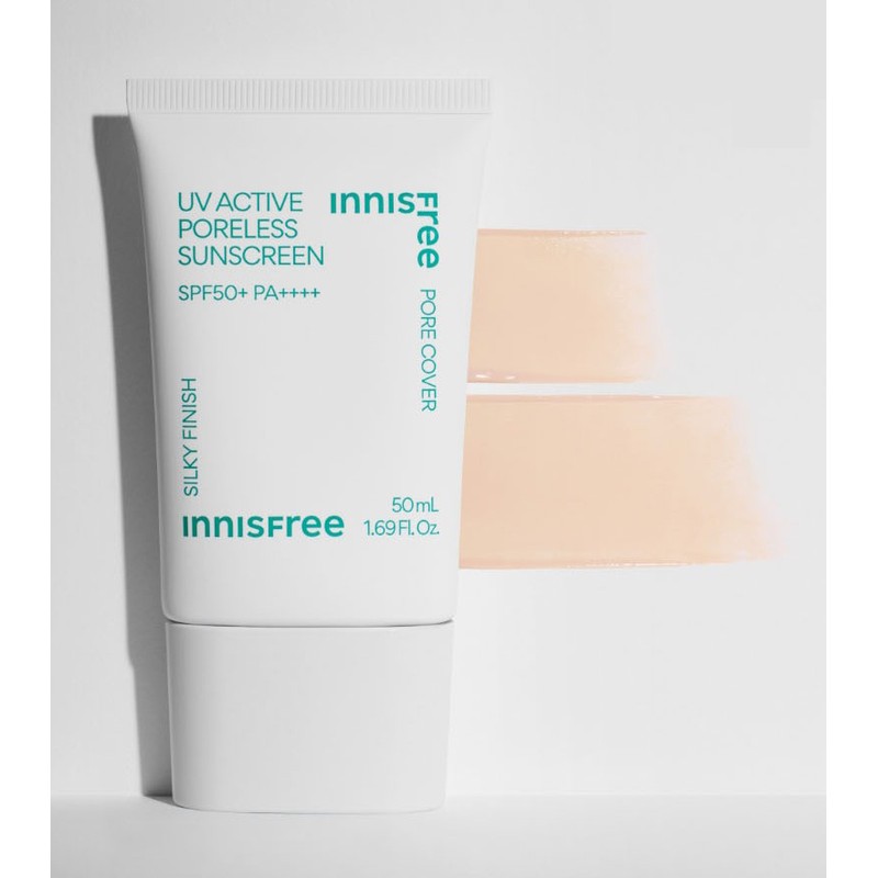 Innisfree UV Active Poreless Sunscreen SPF50+ PA++++, 50ml, 1 piece